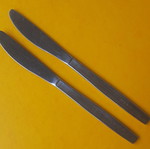 Μαχαίρια Olympic Airways δεκαετίας '80 μεταχειρισμένα, stainless steel, vintage 2 τεμ.