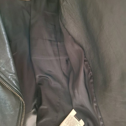 Diesel leather jacket used, size Small, black