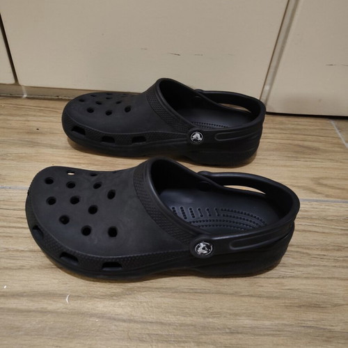 Crocs black clogs used, size 38-39