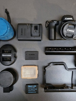 Canon M50 mirrorless camera as new with accessories