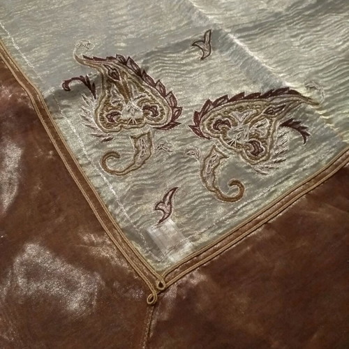 Set of 4 new Indian silk scarves of various sizes