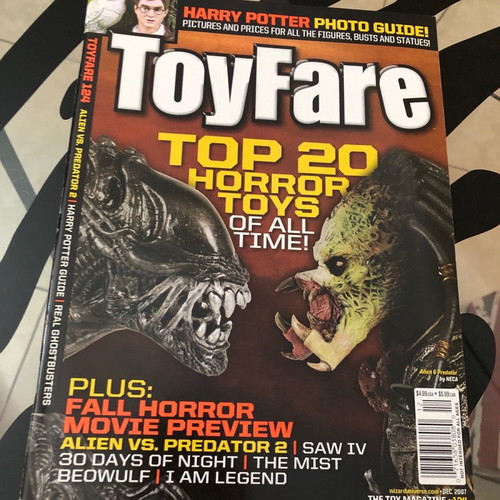 Toyfare Magazine 124 new, Aliens vs Predator special horror issue