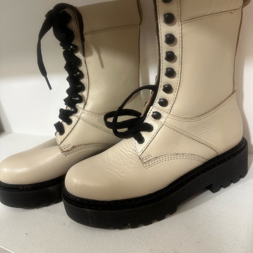 Makis Kotris beige ankle boots like new, size 37