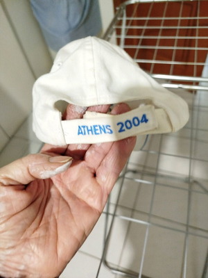 Καπέλο jockey αναμνηστικό των Ολυμπιακών Αγώνων 2004 σαν καινούργιο