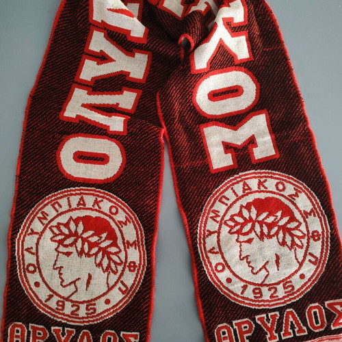 Olympiacos S.F.P. Classic Scarf used, fan accessory