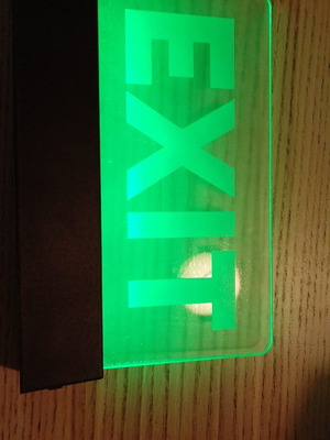 Exit sign brand new with box