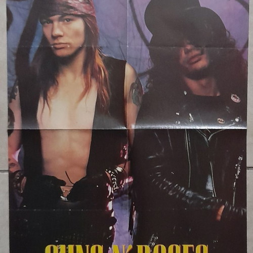 Metal Hammer poster used with Guns N' Roses and Rainbow
