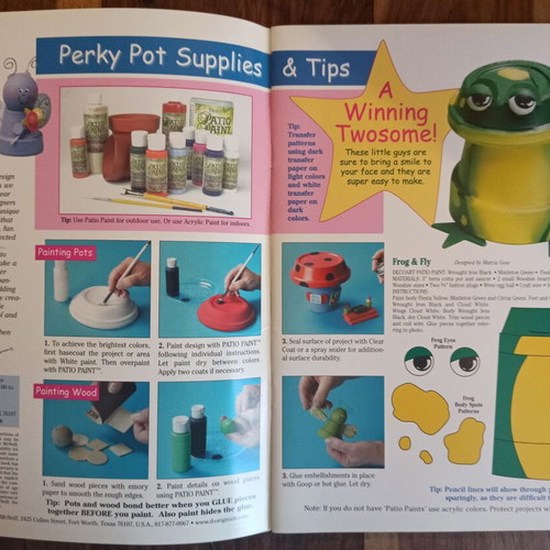 Perky Pots collectible magazine like new