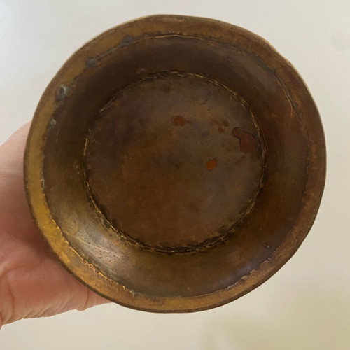 Antique brass pitcher