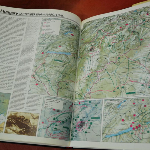 Atlas of the Second World War 1989, historical edition like new