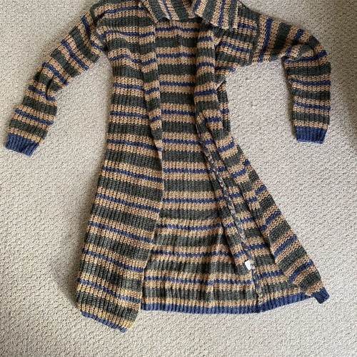 Hooded cardigan like new, multicolored, size M