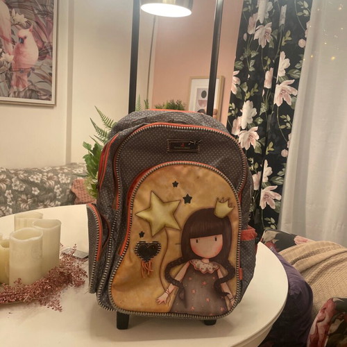 Santoro school trolley bag like new for primary school