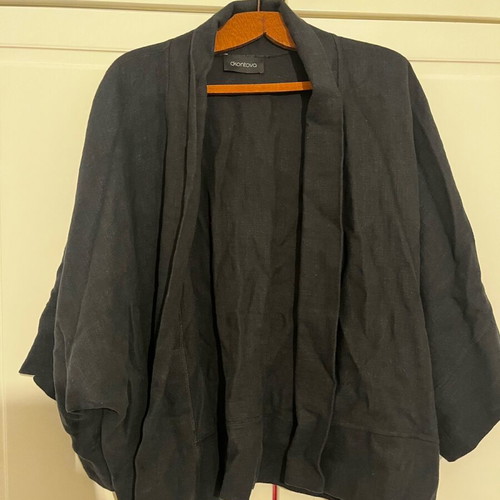Ckontova black cardigan like new