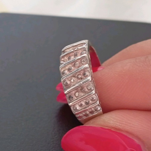 Silver ring 925 new, size 54, inner diameter 17.3 cm