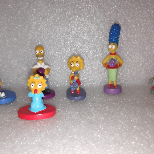 The Simpsons collectible figures set of 8, like new