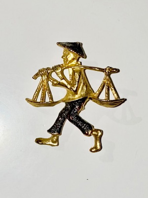 Винтидж брошка нова колекционерска