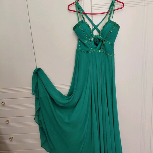 Abiye dress green unused, like new condition, size S/M