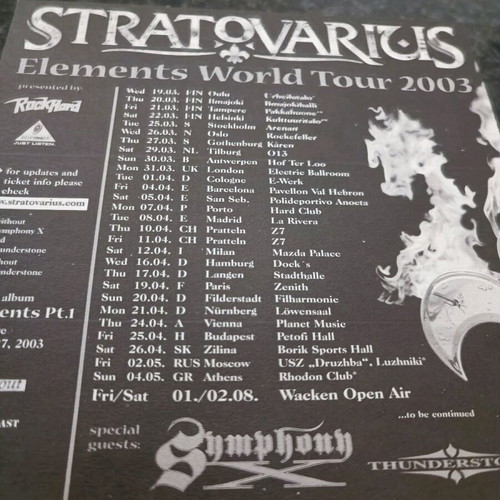 Stratovarius Elements Pt Ltd Edition box set CD like new