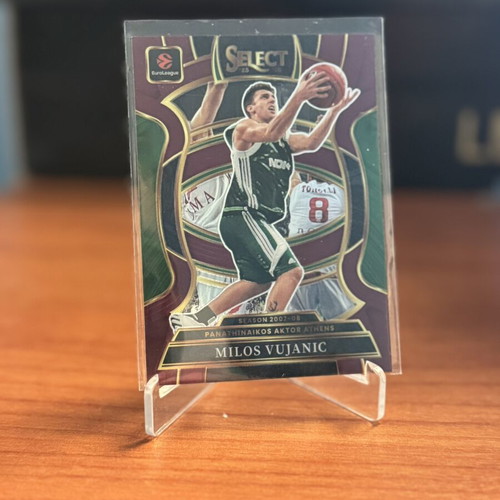 25-26 Panini EuroLeague Select Vujanic/175 Panathinaikos basketball card