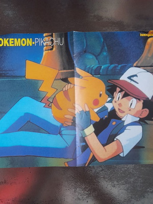 A4 Pokémon Pikachu Poster Double-Sided
