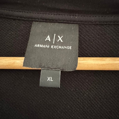 Armani Exchange black hoodie jacket size XL like new