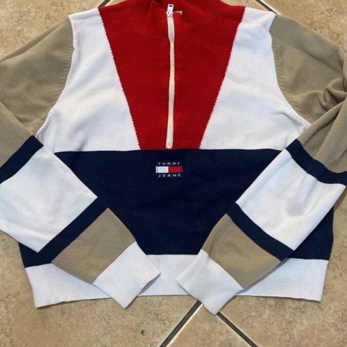 Tommy Hilfiger sweater, size S, white and red