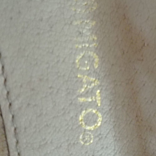 Migato women's espadrilles size 38 like new, beige floral embroidery