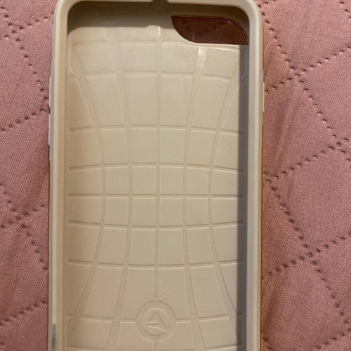 iPhone 6/8 case with gold and silver stones