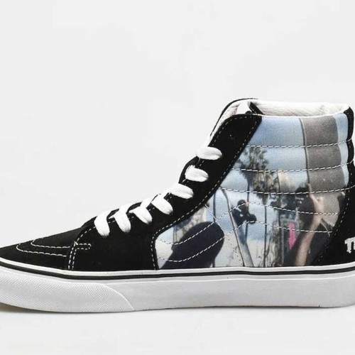 Vans X MOCA Frances Stark Sk8-Hi women's shoes new size 38