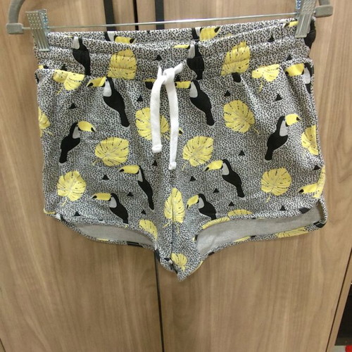 Pink Woman shorts like new, size L 40 12, gray multicolor