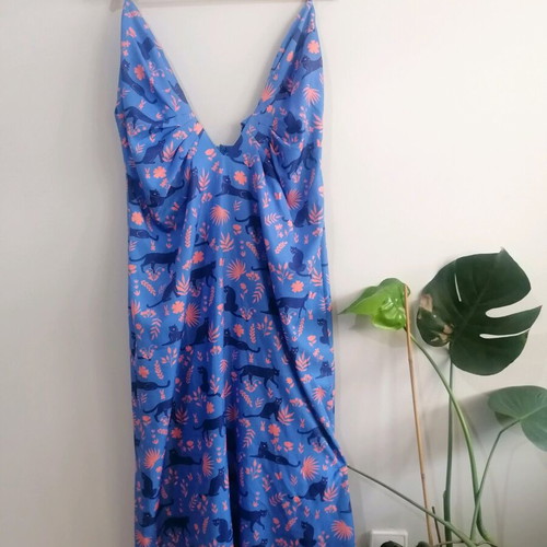 Chaton long dress like new, multicolor, size L