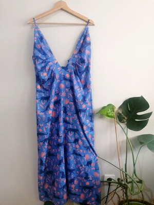 Chaton long dress like new, multicolor, size L