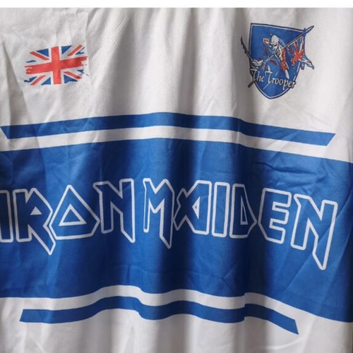 Iron Maiden T-shirt Eddie the Trooper XL new, white