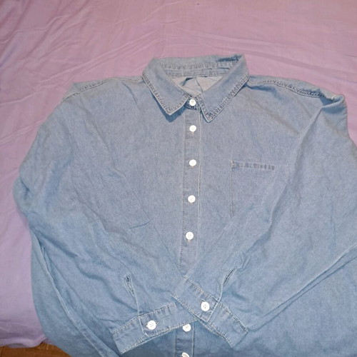 Denim shirts new blue, size 5XL