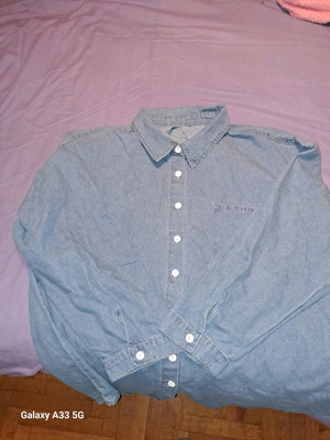 Denim shirts new blue, size 5XL