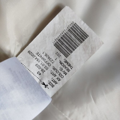 Amisu white blazer like new, size L