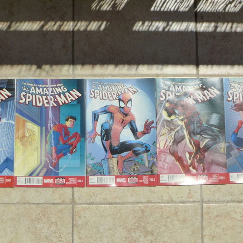 Amazing Spider-Man issues 700.1-700.5 (2013) like new set