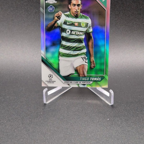 2021 Topps Chrome UEFA Champions League Refractor Tiago Tomas #174 Rookie RC used