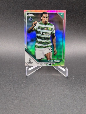 2021 Topps Chrome UEFA Champions League Refractor Tiago Tomas #174 Rookie RC used