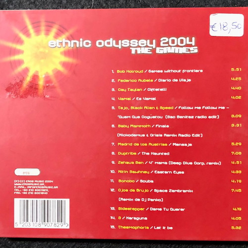 Ethnic Odyssey 2004 The Games CD used