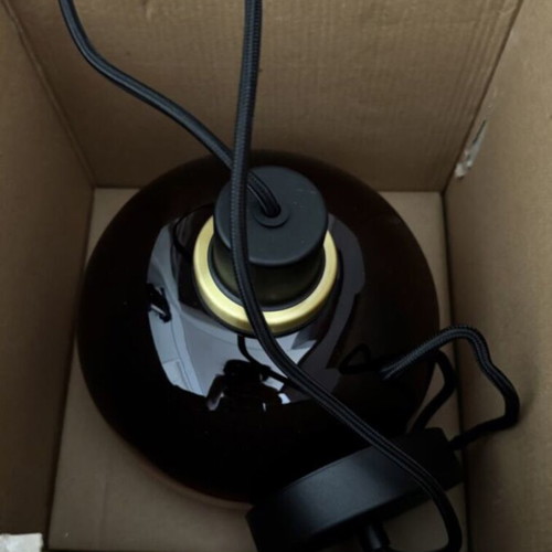 Pendant ceiling light spherical glass like new