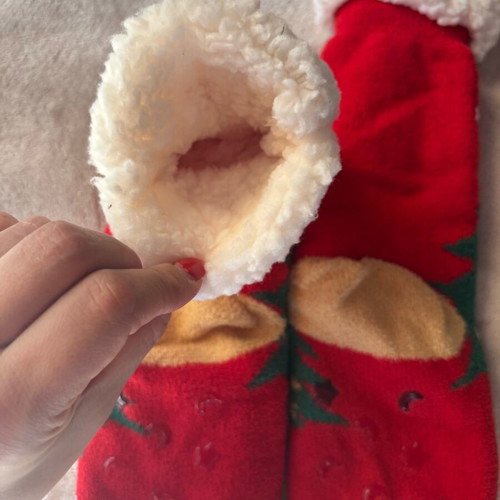 Christmas socks 2 pairs with lining, size 36-42, new