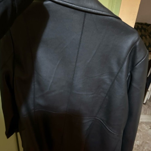 Leather jacket like new, slim fit, sizes L and XL