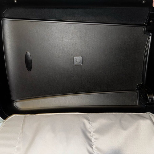 Roncato travel suitcase used, black
