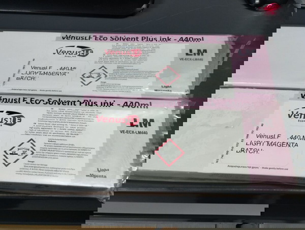 Μελάνια VENUSLF ECO SOLVENT 440ML για Plotter εξωτερικου χώρου 8 τμχ (2LM, 2Y, 2LC, 1C, 1M)