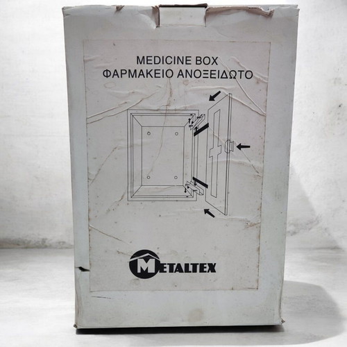 Stainless steel wall medicine cabinet new with glass door and 3 shelves