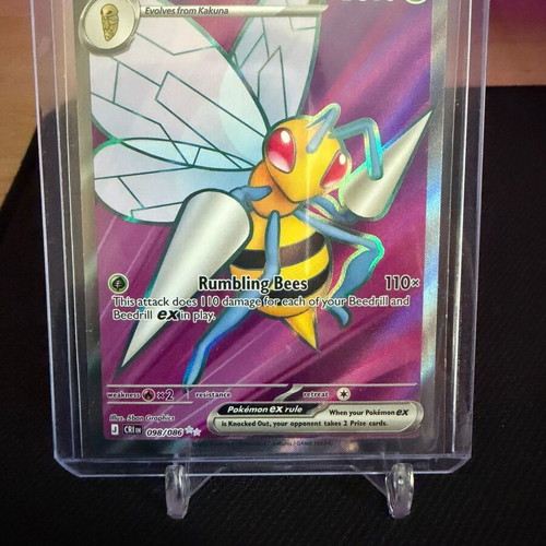 TCG Pokemon Chaos Rising Beedrill ex card like new