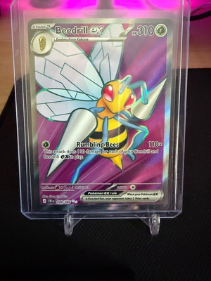 TCG Pokemon Chaos Rising Beedrill ex card like new