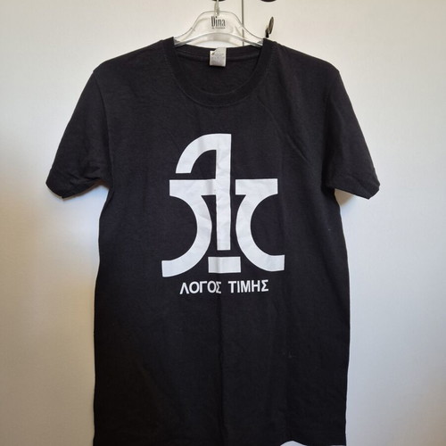 Logos Timis Black Short-Sleeve T-Shirt unisex, like new, 100% cotton