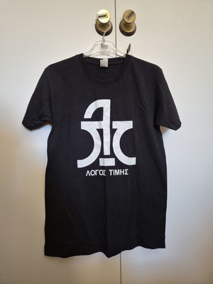 Logos Timis Black Short-Sleeve T-Shirt unisex, like new, 100% cotton